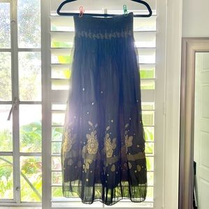 Gorgeous, SE Asian inspired Full Length Skirt